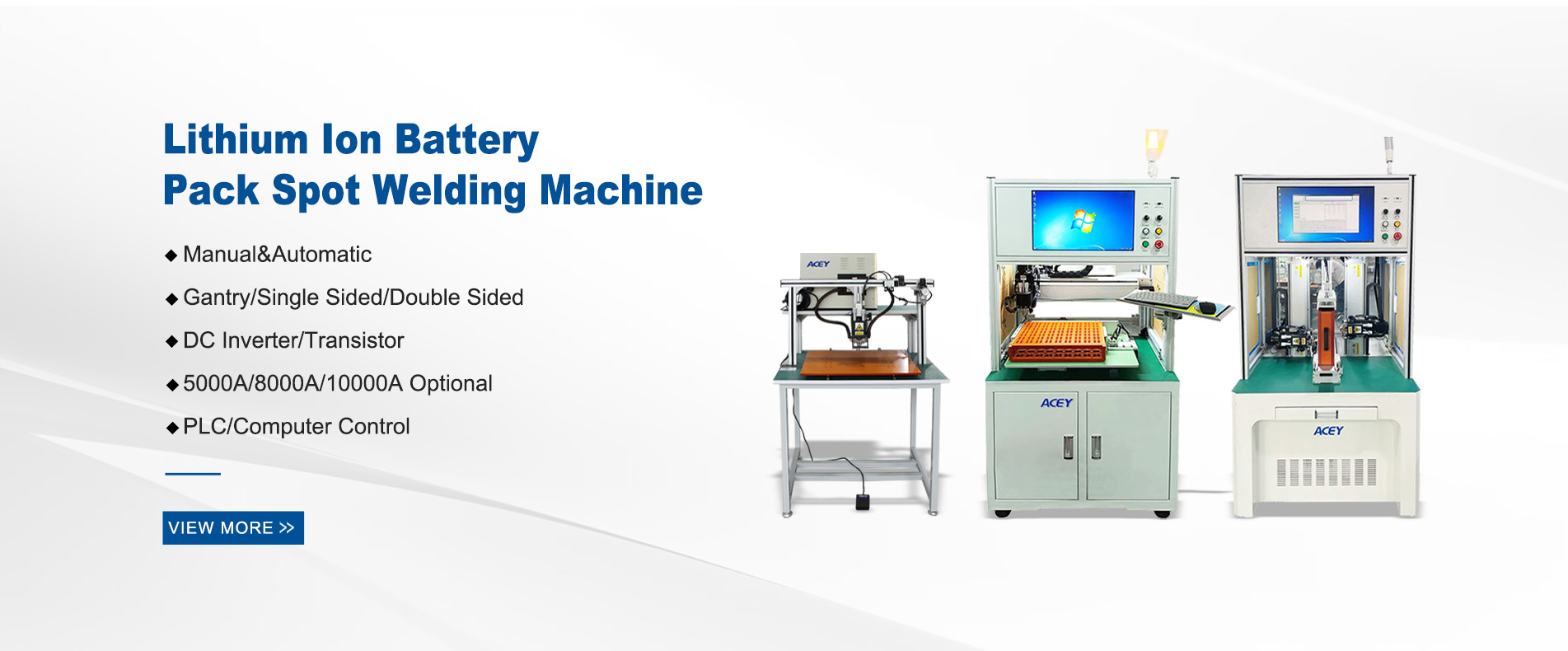 Battery spot welding machine